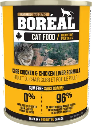 Boreal Cat Food Can Image