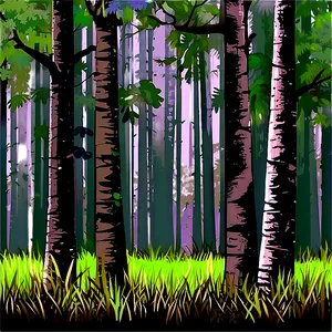 Boreal Forest Clipart PNG 06262024