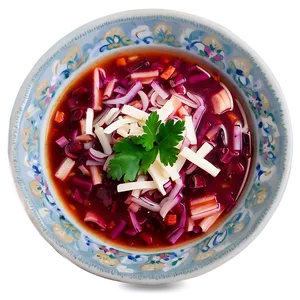 Borscht Eastern Europe Soup PNG Mnq