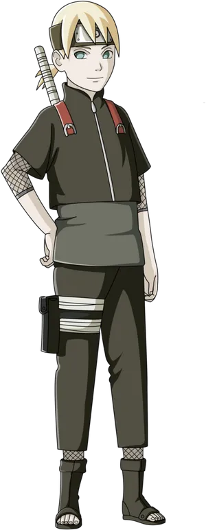 Boruto Character Standing Pose PNG image