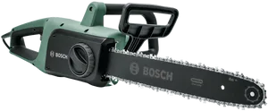 Bosch Electric Chainsaw Isolated PNG image