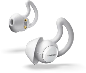 Bose Sport Earbuds White PNG