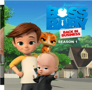 Boss Baby Backin Business Season1 Promo PNG image