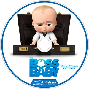 Boss Baby Blu Ray Cover Art PNG image