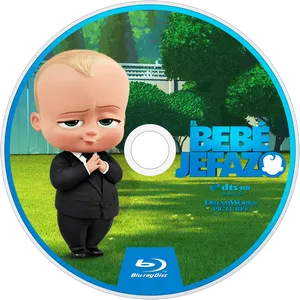 Boss Baby Blu Ray Cover Art PNG image