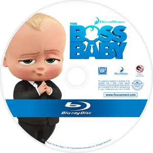 Boss Baby Bluray Disc PNG image