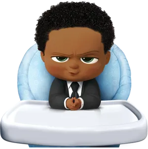 Boss Baby Character Funko Pop PNG image