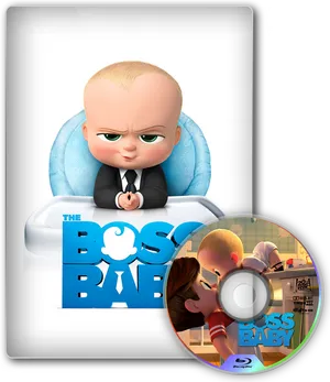 Boss Baby Movie D V D Cover Art PNG image