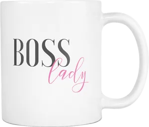 Boss Lady Mug PNG image