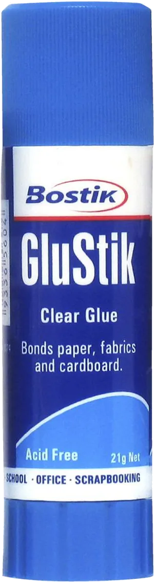 Bostik Glu Stik Clear Glue Stick PNG