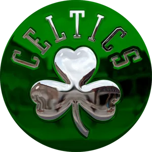 Boston Celtics Logo3 D Rendering PNG image