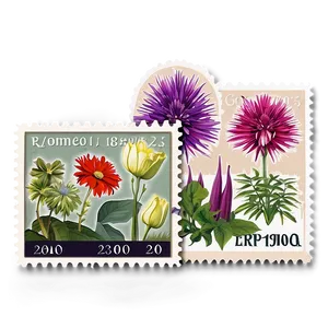 Botanical Gardens Postage Stamp PNG Qdi80 PNG