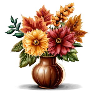 Bountiful Fall Blooms PNG Fvu PNG