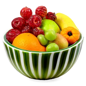 Bountiful Fruit Bowl PNG 96