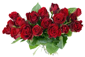 Bouquetof Red Roses PNG image