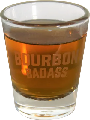 Bourbon Badass Glass PNG image