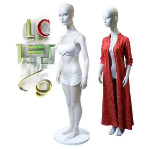 Boutique Display Mannequin PNG Wsn