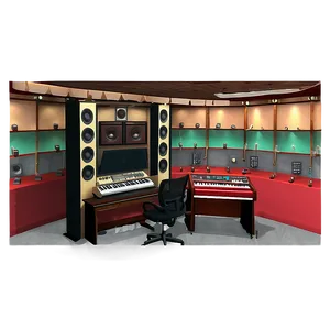 Boutique Recording Studio Ambiance Png 06262024 PNG image