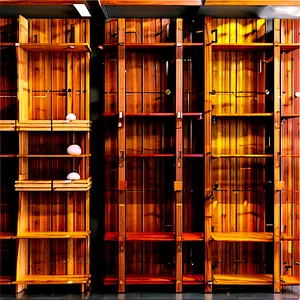 Boutique Wood Shelf Selections PNG 06272024