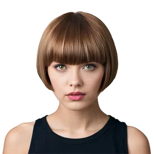 Bowl Cut For Thick Hair Png Jja13 PNG image