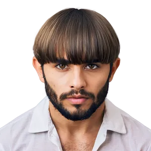 Bowl Cut With Beards PNG Jfs