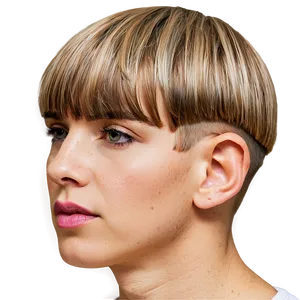 Bowl Cut With Fade Png 69 PNG image