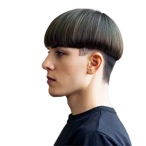 Bowl Cut With Fade Png Enj92 PNG image