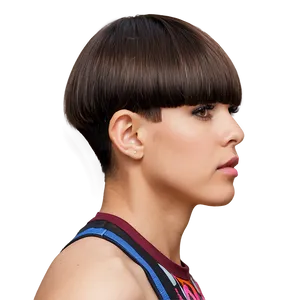 Bowl Cut With Undercut PNG 73