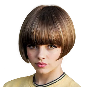 Bowl Cut With Undercut PNG 98