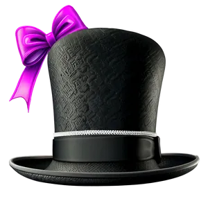 Bowler Hat With Bow PNG 78