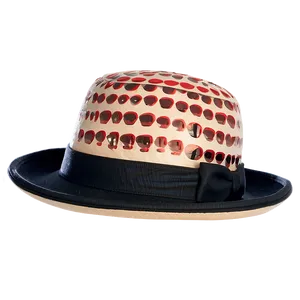 Bowler Hat With Bow PNG Qmv