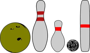 Bowling_ Ball_and_ Pins_ Cartoon_ Vector PNG image