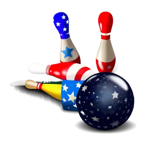 Bowling Ball With Stars Png 83 PNG image