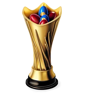 Bowling League Trophy Png 05042024 PNG image