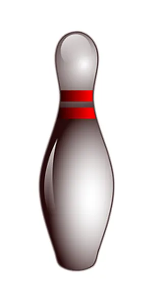 Bowling Pin Graphic PNG