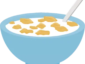 Bowlof Cerealwith Milk PNG image