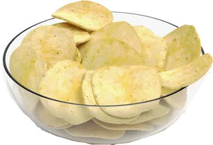 Bowlof Potato Chips PNG image