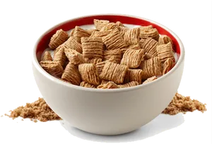 Bowlof Shredded Wheat Cereal PNG image