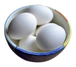 Bowlof White Eggs PNG image