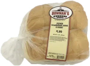 Bowmans Market French Hamburger Buns PNG image