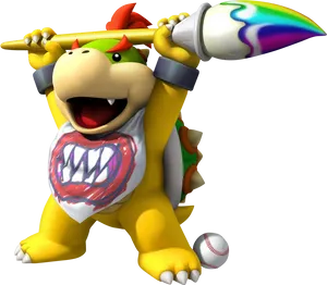 Bowser_ Baseball_ Fury PNG