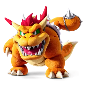 Bowser Character Art PNG 61