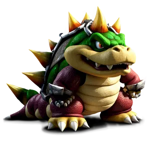 Bowser Character Art PNG Euw