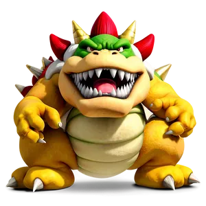 Bowser Laughing Png 05242024 PNG image