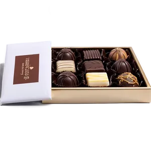 Box Of Artisan Chocolates Png 2 PNG image