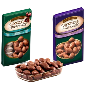 Box Of Chocolate Almonds PNG Gdl11 PNG