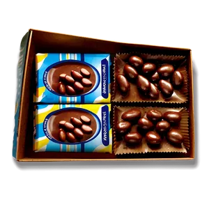 Box Of Chocolate Almonds PNG Nfr67 PNG