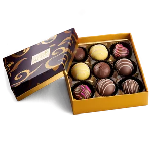 Box Of Chocolate Bonbons Png 06212024 PNG image