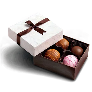 Box Of Chocolate Bonbons Png Mib PNG image