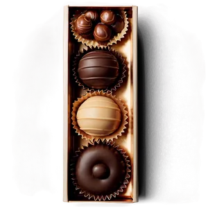 Box Of Chocolate Pralines PNG 06212024